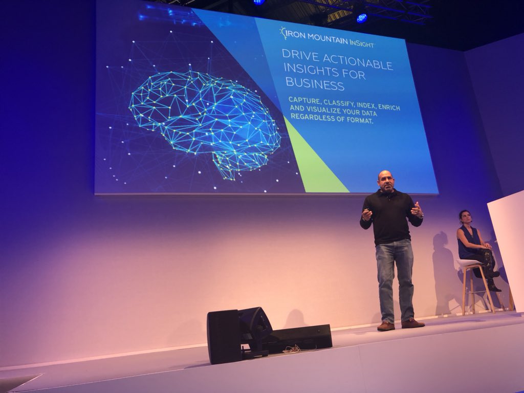 We had a blast talking to customers about Iron Mountain InSight at the booth and sessions at #GoogleNext18. The partnership between Iron Mountain and Google is going to be a game changer! #IRMInSight <a href="/IronMountain/">Iron Mountain</a>