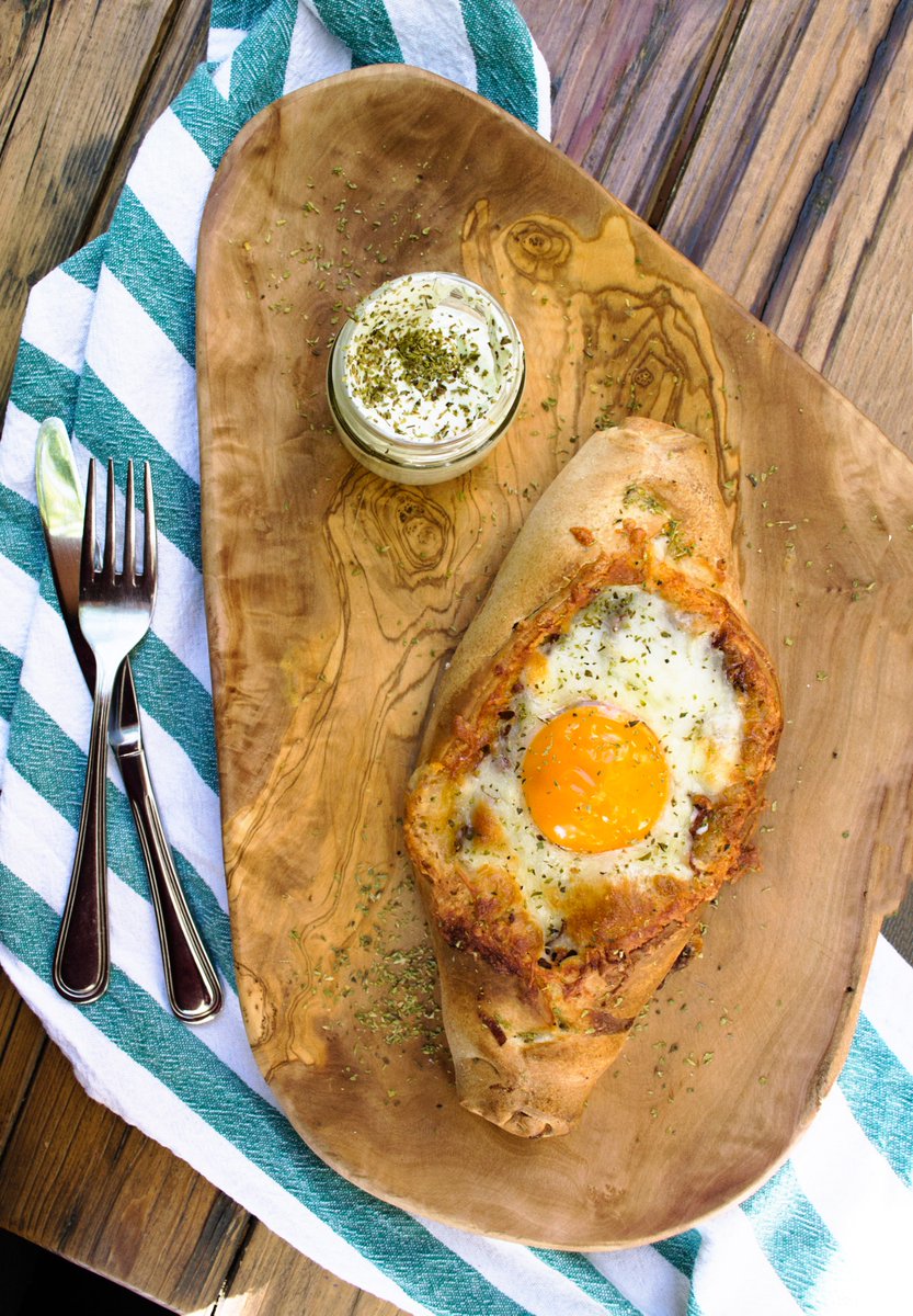 Peinirli (which means dough filled with cheese), is another #traditional dish that is really famous in Greece. You can spot it in our menu, made in three different versions with different toppings, so to choose your personal favorite! #Londoneats👌😍