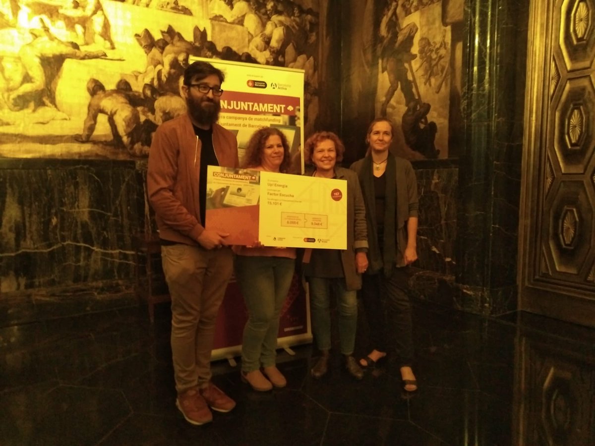 UpEnergia's tweet photo. Gracias A los 157 cofinanciado res que hacen posible el crecimiento de @UpEnergia y gracias a @goteofunding por apoyarnos #Conjuntament #sociedadequitativa #sostenibilidad https://t.co/drRogs3aCV