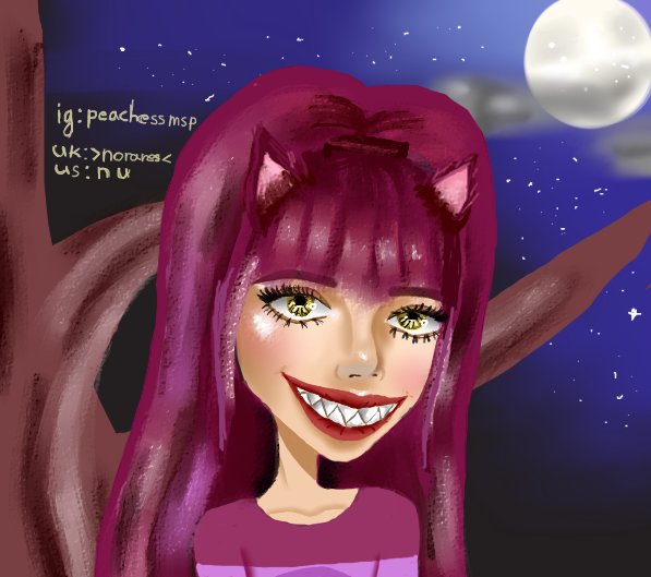 peachessmsp's tweet photo. Cheshire Cat 😼
@MSP_world 
#msp #moviestarplanet #mspspeedpaint #mspedit #speedpaint #edit #drawing #digital #digitalart #art #halloween #painttoolsai https://t.co/cNlW0zZL2G