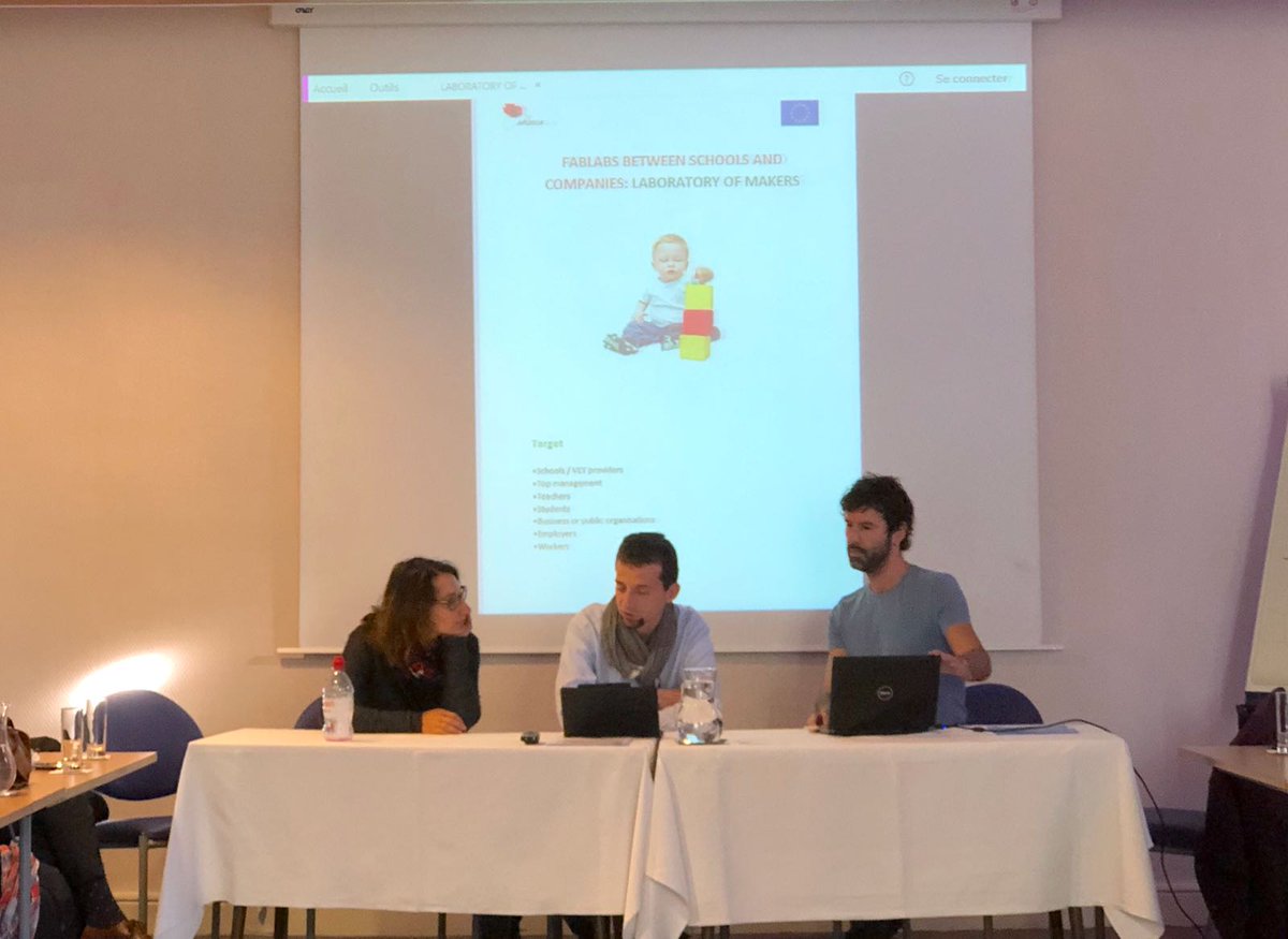ramon_sanmiquel's tweet photo. Great learning on the 2nd Learning Mobility of @Erasmuscokleeco project. Lot to do to carry on building bridges between schools and the economic world. Thanks to  @VAE_cat and @XEmprenedoria to push this project! @ensenyamentcat
@EUErasmusPlus 
@ErasmusplusFR 
@medeflyonrhone https://t.co/jcdGTEXoVF