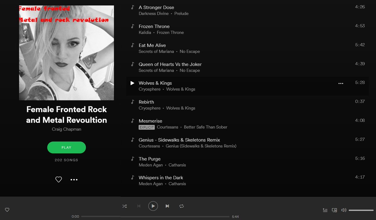 Check out the spotify playlist we just got added to if you like female fronted rock and metal. 🤟

l.facebook.com/l.php?u=https%…