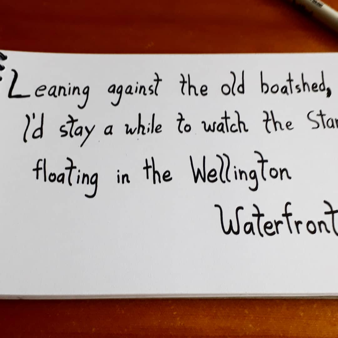 DaceOliver's tweet photo. Wrote the first paragraph of my novel, Taming a #Wellington Sun, to kill some time.  #authorlife #novel #writerslife #novel #nzwriter #writing #writer #magicalrealism #amwriting https://t.co/8gtegtb2sl
