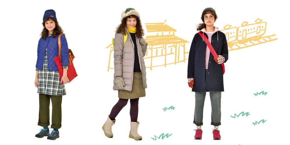 株式会社モンベル アウトドア女子 必見 人気のアウトドア雑誌 ランドネ とモンベルがコラボとした 秋冬のフィールドを楽しむ着こなし術をご紹介します アウトドアウエアは 寒い季節の心強い味方 自分にぴったりのアイテムを見つけて 快適な山旅へ