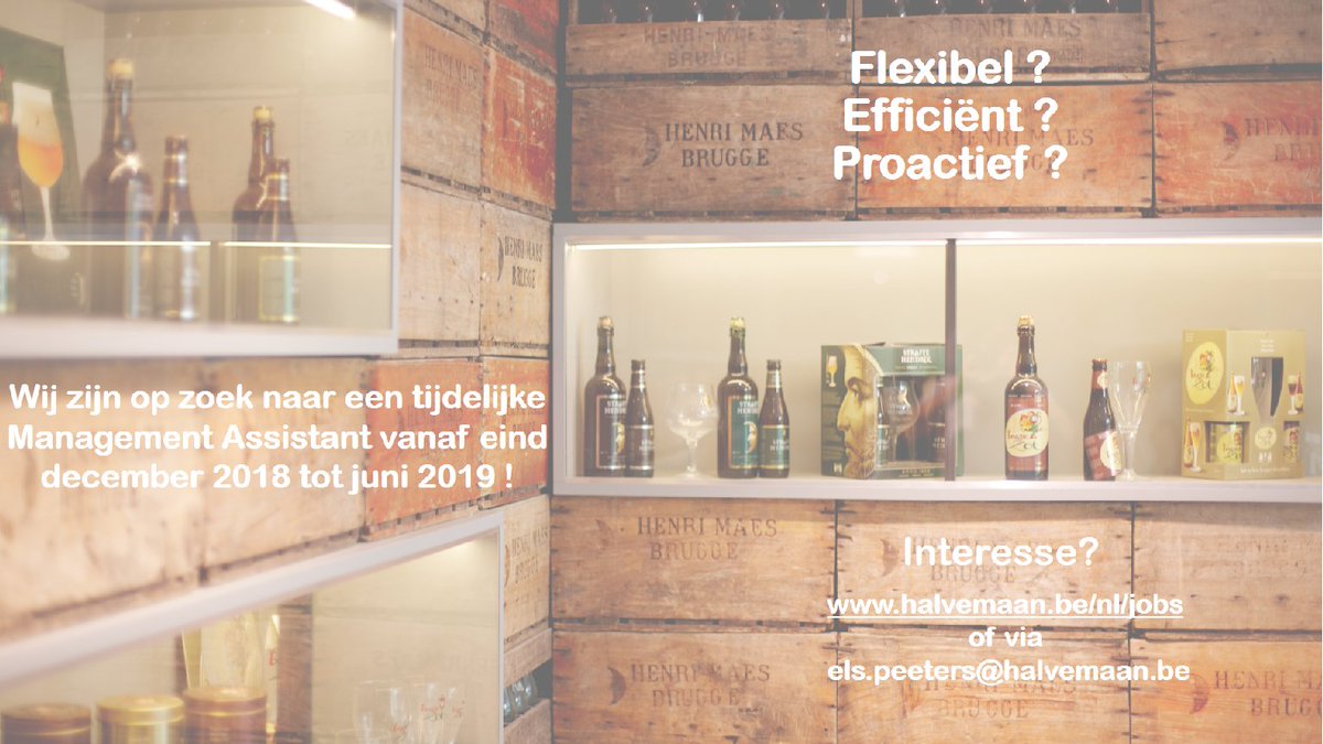 We zijn op zoek naar jou!
halvemaan.be/nl/jobs/tijdel…