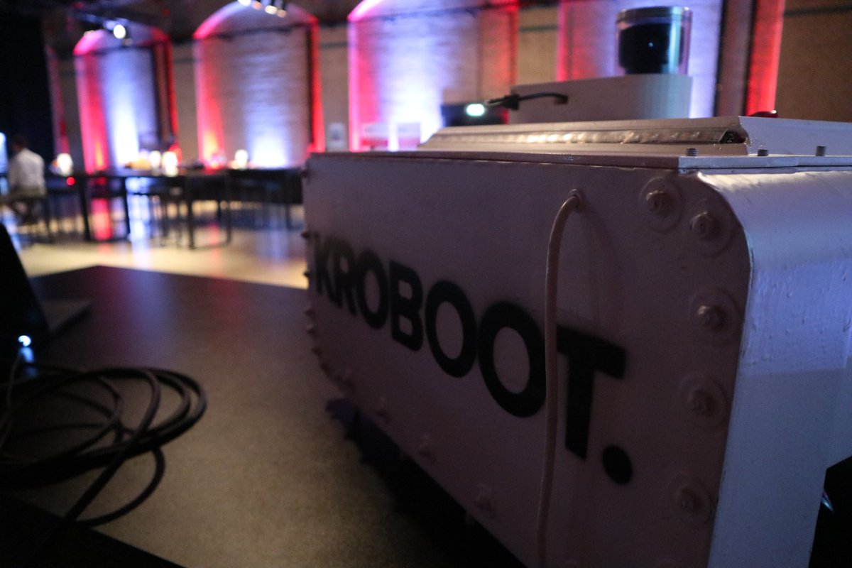 KrobootNL's tweet photo. Today the Kroboot can be seen at the NRC Live: Robotics event! #nrclive https://t.co/wXDM0FKCgS