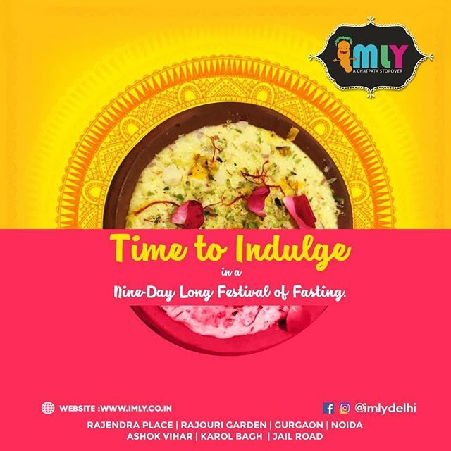 Tickle your taste buds with our delectable Navratri Thali at Imly. Feast on some of the mouth-watering delicacies from our special Navratras Menu prepared without onion &amp; garlic.

For reservation -9999003281

#imly #navratrispecial #navratrethali #festiv… ift.tt/2IQwRU5