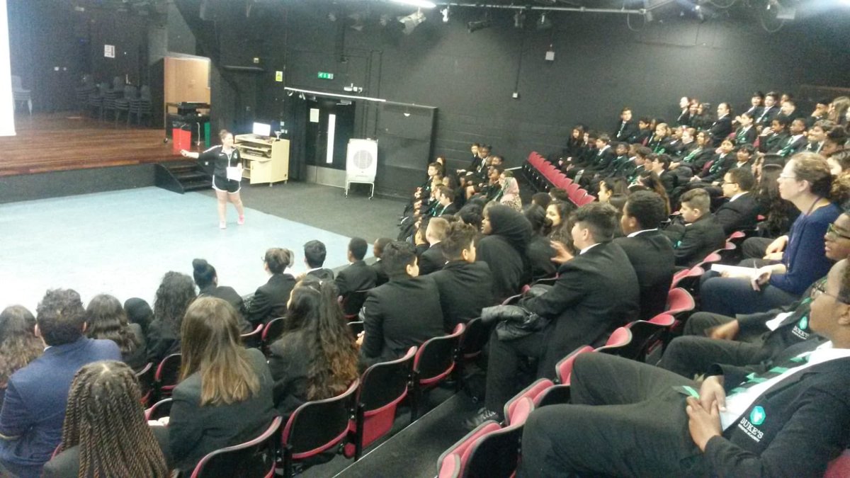 Dukes_Wallis's tweet photo. First assembly of the year done! Great start to the year with lots of exciting projects and events coming up! #IndividuallyStrong #TogetherStronger #GetInvolved @Dukes_N17 https://t.co/ov6ohIJSrJ