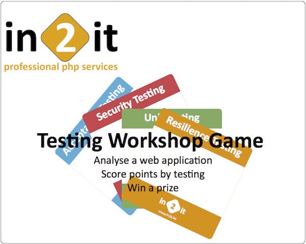 in2itvof's tweet image. Testing is easy. Don&apos;t believe us? Experience it yourself at the @DragonBe&apos;s Testing Workshop Game hosted by @studioemma and @phpwvl next week. #in2it #in2testing ow.ly/WNwz30lWC8D