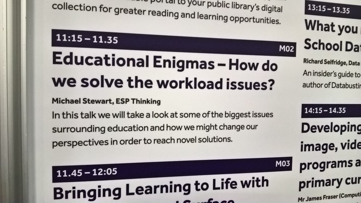 nyesdigital's tweet photo. Time to find out if/how psychology and technology can influence workload stresses in school #edutechshow18 #timeforamasterclass https://t.co/csmrdLihgt