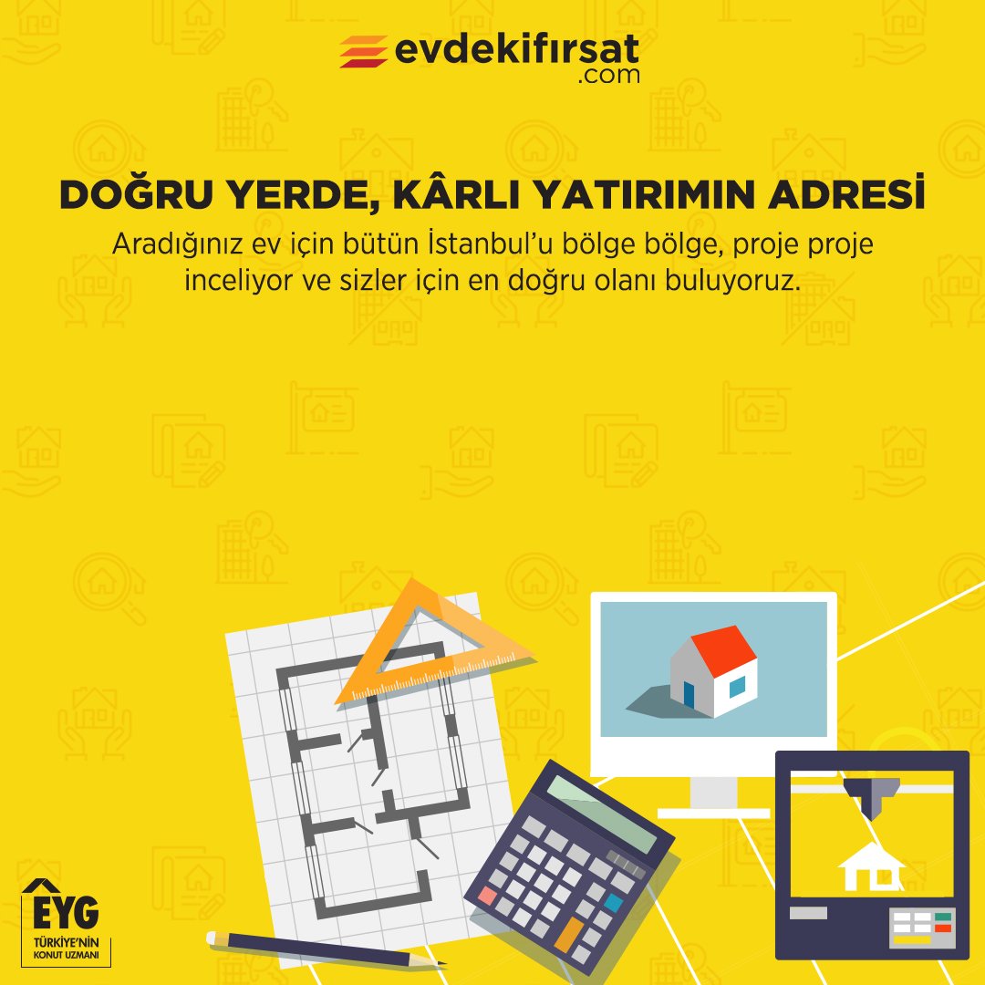 Binlerce kişi evdeki kaçırılmaz fırsatı yakaladı ve evlerinde mutlu yaşamlarına başladı. 
Sen de prestijli proje bölgelerinde sana uygun evi bulmak için fırsatları yakala: evdekifirsat.com