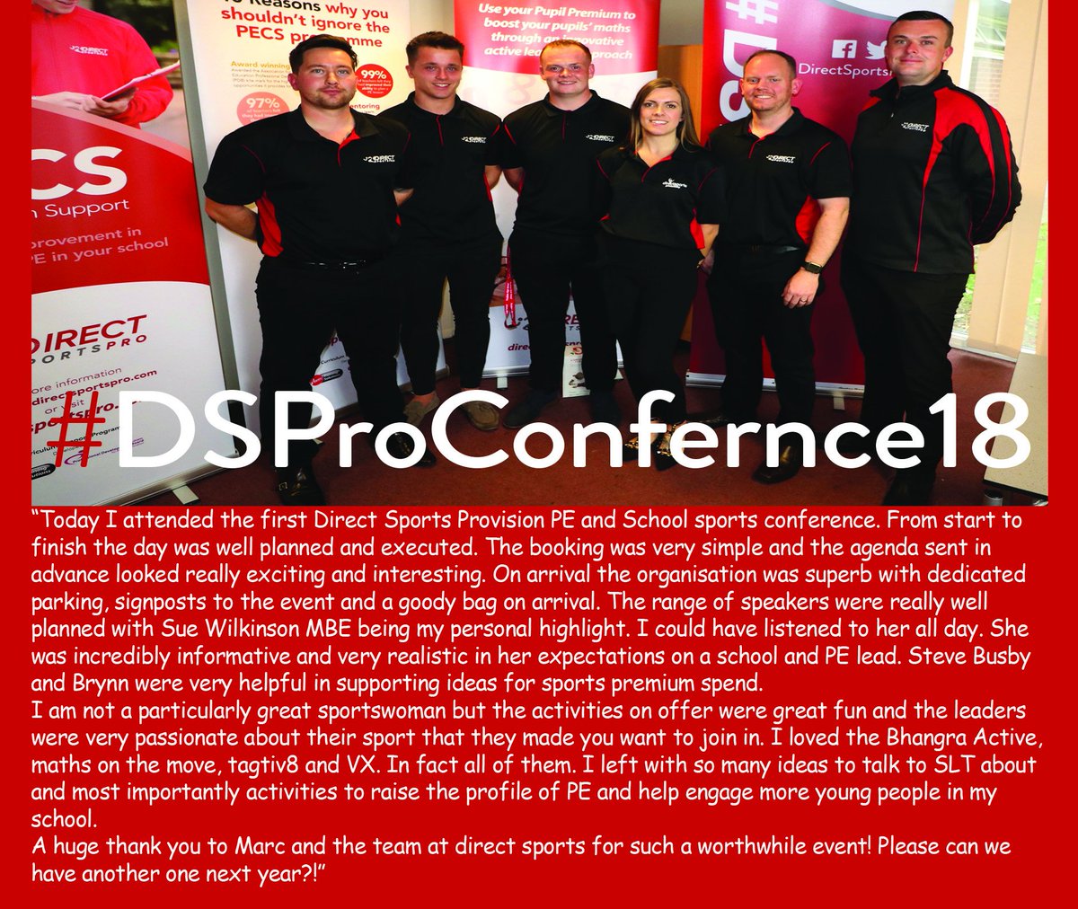 EmpowerActCamps's tweet photo. Feedback is flowing in, look forward to putting the conference Video up and Photos throughout the day! #DSPro #DSProConference18 #PE #PhysEd #Bestpratice https://t.co/4WbAVAXDGG