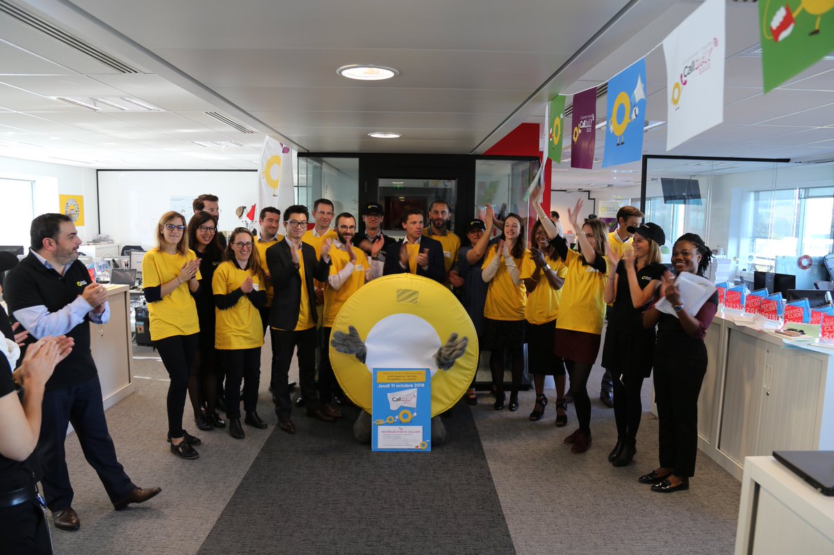 xcaitucoli's tweet photo. Plus de 100 collaborateurs de @DirectEnergie ont participé au #callday2018 et ont pris les appels de nos clients. L’occasion de rappeler à tous que le client est au centre de notre stratégie ! #Energie #Enthousiasme #Sourires #JaimeMaBoite https://t.co/pogmHlOJA7