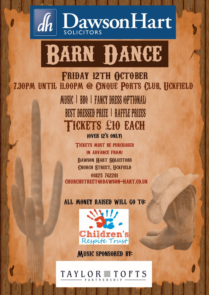 Crt On Twitter Tonight Is The Barn Dance Last Minute Tickets