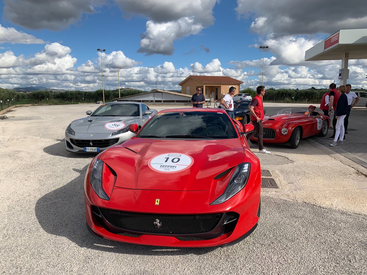 FerrariCFL_'s tweet photo. On #FerrariFriday it’s a current range model lineup at the Targa Florio in #Sicilia 

#812Superfast #FerrariPortofino #488Spider #Ferrari https://t.co/5vUDU2TNuG