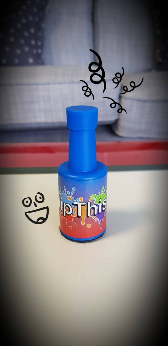 flipthisgame's tweet photo. Our first new design is the 'Red One' how cool! 😎 #New #NewDesigns #FlipThis #FlipThisGame #BottleFlip #Red #Friday #friyay #FridayMotivation https://t.co/gRXQgmrYrH