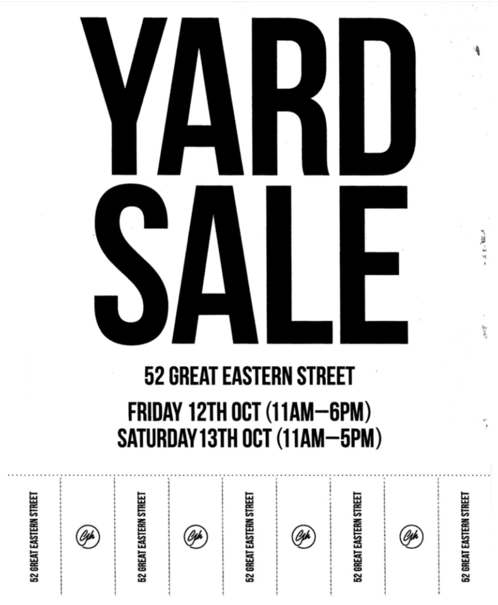 colabspacesuk's tweet image. The second @goodhoodstore Yard Sale of 2018 has begun. For the next two days you can head down to our fantastic space in #Shoreditch, on Great Eastern Street (the same place we had our own popup store!) where you can get up to 80% off some of our favourite brands.