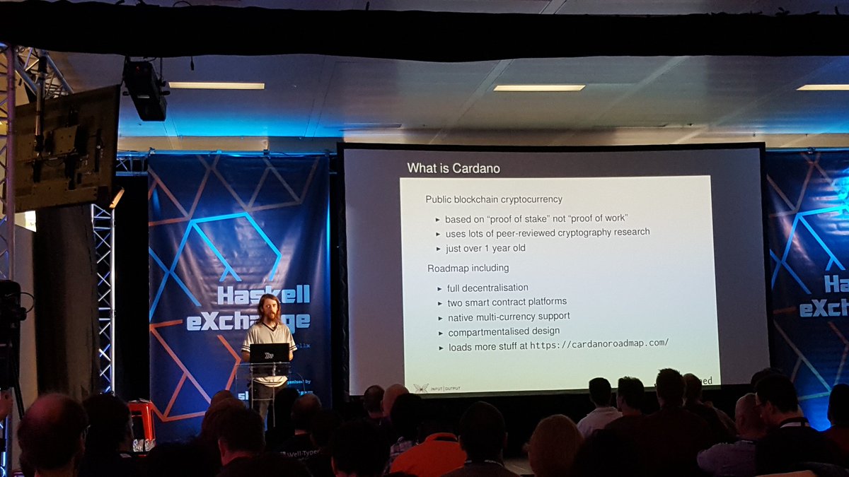 LarsBrunjes's tweet image. Looking forward to @InputOutputHK 's Head of Engineering Duncan Coutts' presentation on building #Cardano with Haskell at #HaskellX 😃