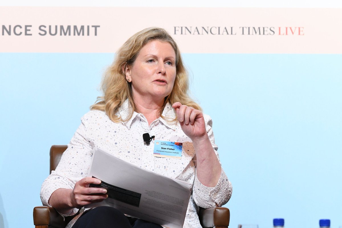 CIIGroup's tweet photo. This week our CEO, Sian, has been in Hong Kong and was on the panel at the #FTAsiaInsurance Summit, talking about the opportunities of #Cyberinsurance https://t.co/J93KW0eE7p