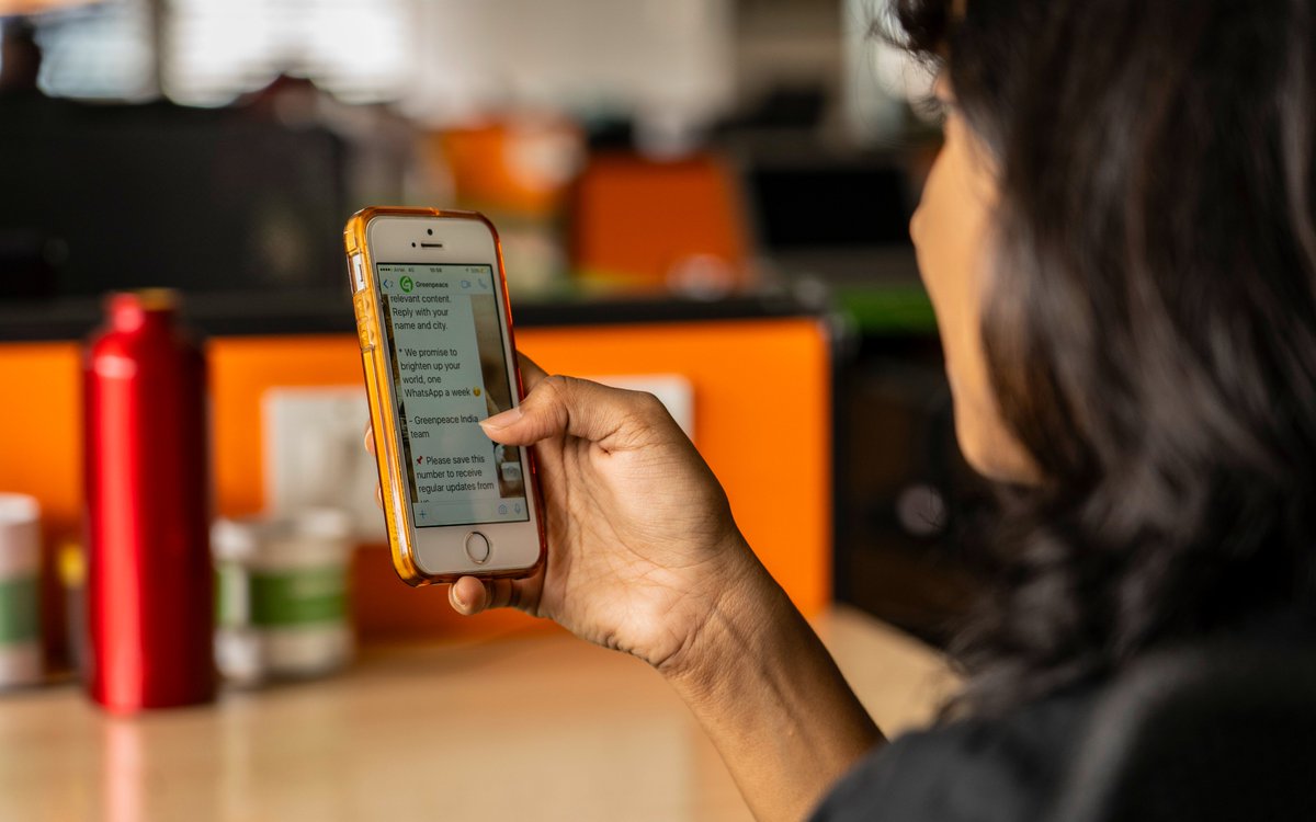 Smartphones have empowered activists across the globe. YOU can join our 600 #mobile activists and become part of the Climate Justice movement. 📲👊
WhatsApp “Hello” to the number +919342221414. 
Or VISIT&gt;&gt;act.gp/2yyk2ZQ
#BecomeAnActivist #techforgood