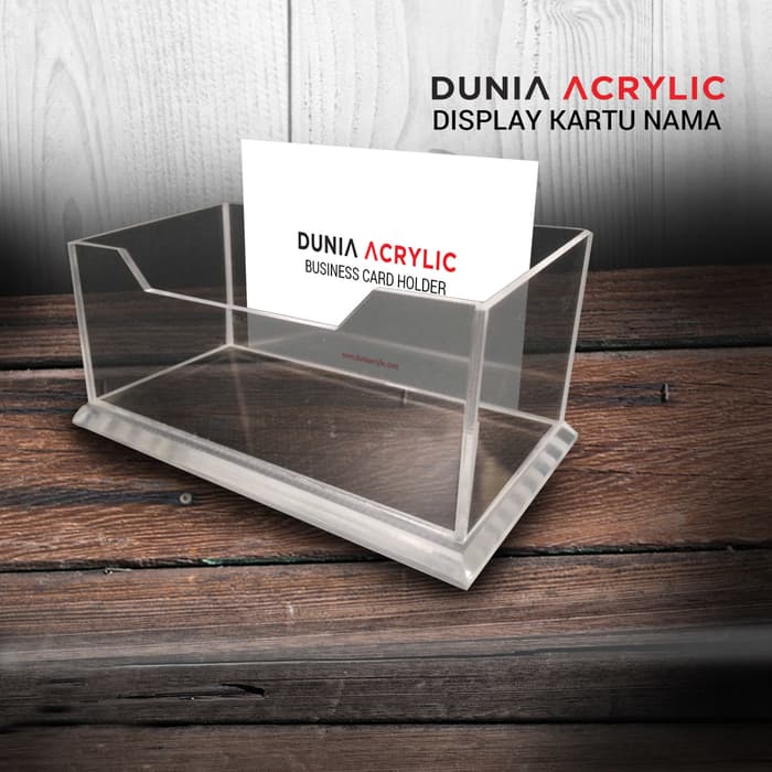 DuniaAcrylic's tweet photo. Tempat Kartu Nama Y1 solusi terbaik Dunia Acrylic untuk menyimpan kartu  nama anda, dan Tempat kartu nama ini hanya memiliki 1 slot saja.

Spesifikasi
Bahan Acrylic Bening
Ketebalan 2 &amp; 5mm
Lebar 6cm
Panjang 10.9cm
Tinggi 4.7cm https://t.co/OtOY7QT4fa
