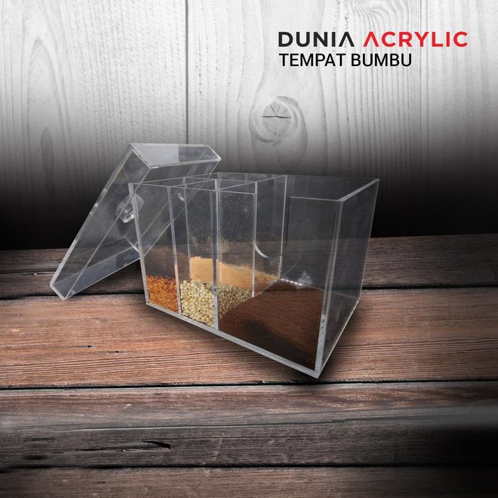 DuniaAcrylic's tweet photo. Tempat Bumbu XY005 percantik penampilan dapur Ibu dengan tempat bumbu  ini, terbuat dari akrilik yang memang sudah teruji higenis karna microba  tidak dapat hidup didalam akrilik, s

Spesifikasi
Bahan Acrylic Bening
Ketebalan 3mm
Lebar 11,6cm
Panjang 15,5cm
Tinggi 10,2cm https://t.co/yHHDMhgoJC
