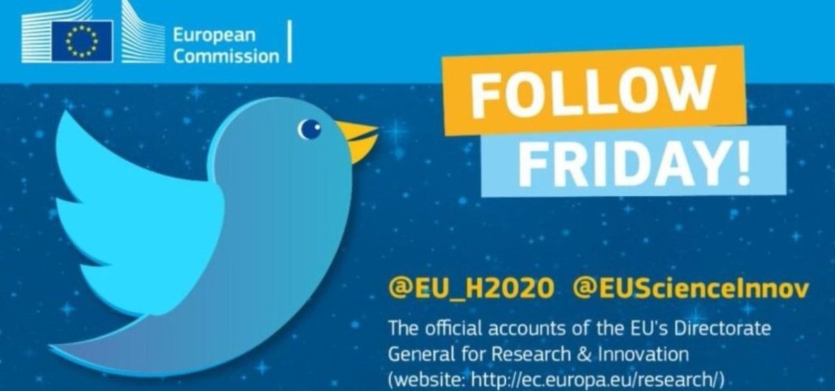 HorizonEU's tweet photo. #FF #H2020 

@MASSTRPLAN2016 
@Vision_DMD
@PRIDE_science 
@chpm2030 
@H2020Cognitus
@FieldFOOD_H2020 
@dynahealthEU 
@Crosshaul_eu 
@IPRHelpdesk
@SICommunity_EU https://t.co/zVIcoWulJ9