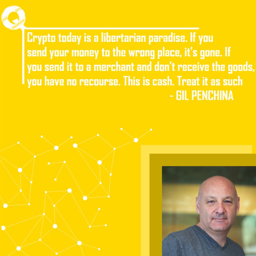 QryptoTech's tweet photo. Crypto currency is more secure , portable and transaction is faster than the normal currency !! @gilpenchina cannot put more wisely than this. 
#qryptotech #qryptoquotes #indon https://t.co/77GIjhjoXt