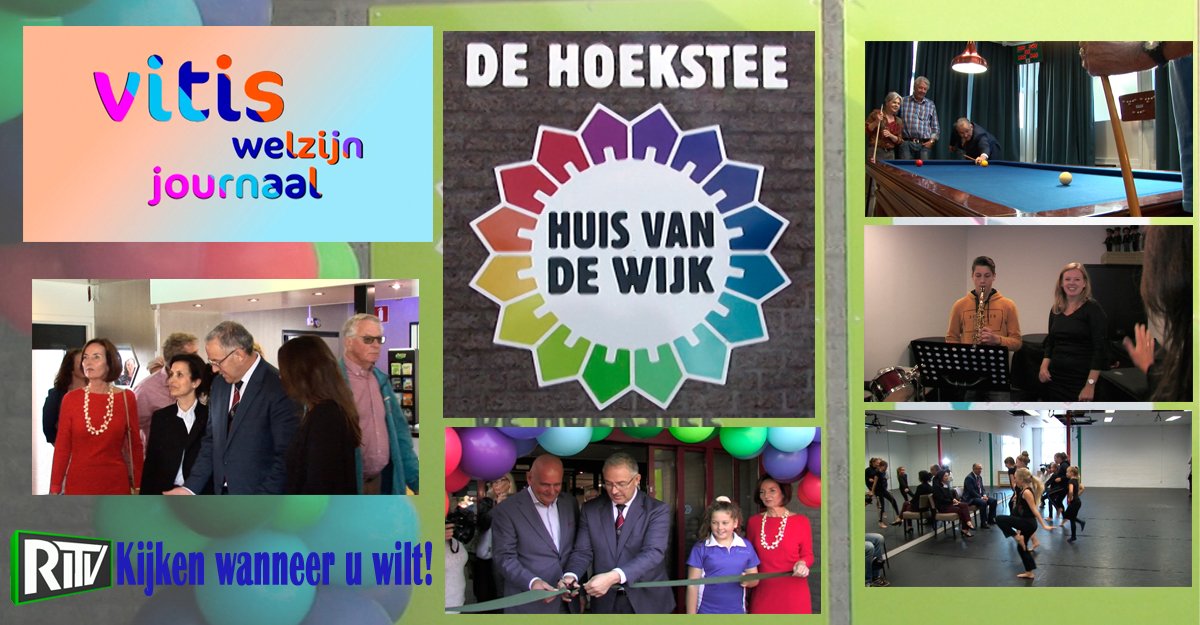 Feestelijk opening van het Huis van de Wijk De Hoekstee in Hoek van Holland door burgemeester Aboutaleb Nu op <a href="/ritvnl/">RITV</a>  en <a href="/vitiswelzijn/">Vitis Welzijn</a>   ritv.nl/aflevering/190…