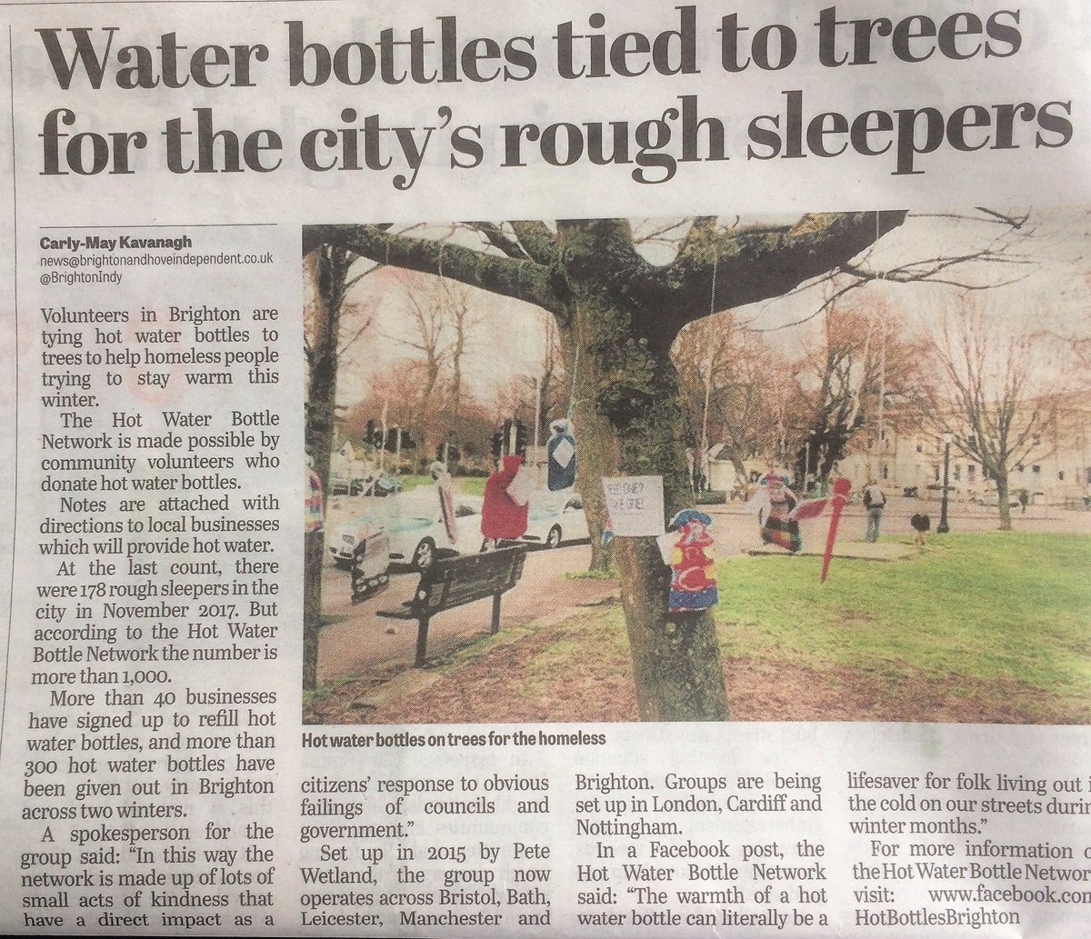 Congrats to <a href="/journalistworks/">JournalistWorks</a> trainee Carly-May on her byline in this week's <a href="/BrightonIndy/">Brighton and Hove Independent – The Brighton Indy</a> It could be YOU. Find out more at the #BJW Open Evening Tuesday, 16 October #journalism journalistworks.co.uk/free-journalis…