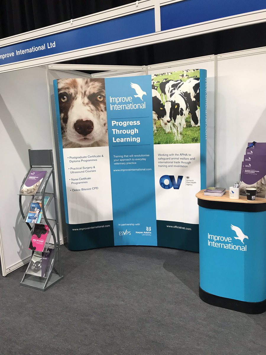 Nic_VetPractice's tweet photo. All set and ready to talk #cpd @ImproveCPD https://t.co/zOFghGez3z