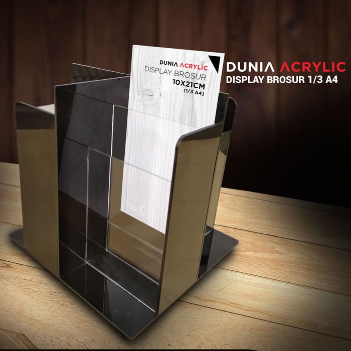 DuniaAcrylic's tweet photo. percantik penempatan brosur anda, temukan hanya di sini dunia acrylic

Spesifikasi
Bahan Akrilik Bening &amp; Hitam
Ketebalan 3mm
Lebar 21.9 cm
Panjang 21.9 cm
Tinggi 19.8 cm https://t.co/6AAttV4ryt