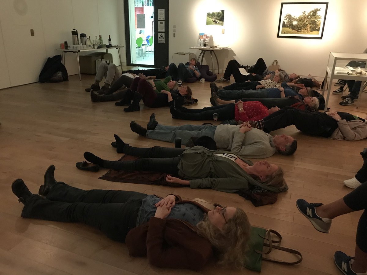 KaleidoscopeGa's tweet photo. Last night, thought provoking experience for SVAF artists ‘Woodland’ with @FrenchMotters and Maddy Hodge @the_ash_project curator. Thanks for an informative evening #ashdieback #research #death 
The Ash Project #asharchive now -20th October. 
@ace_national @UniKent https://t.co/5bmWkVwxD4