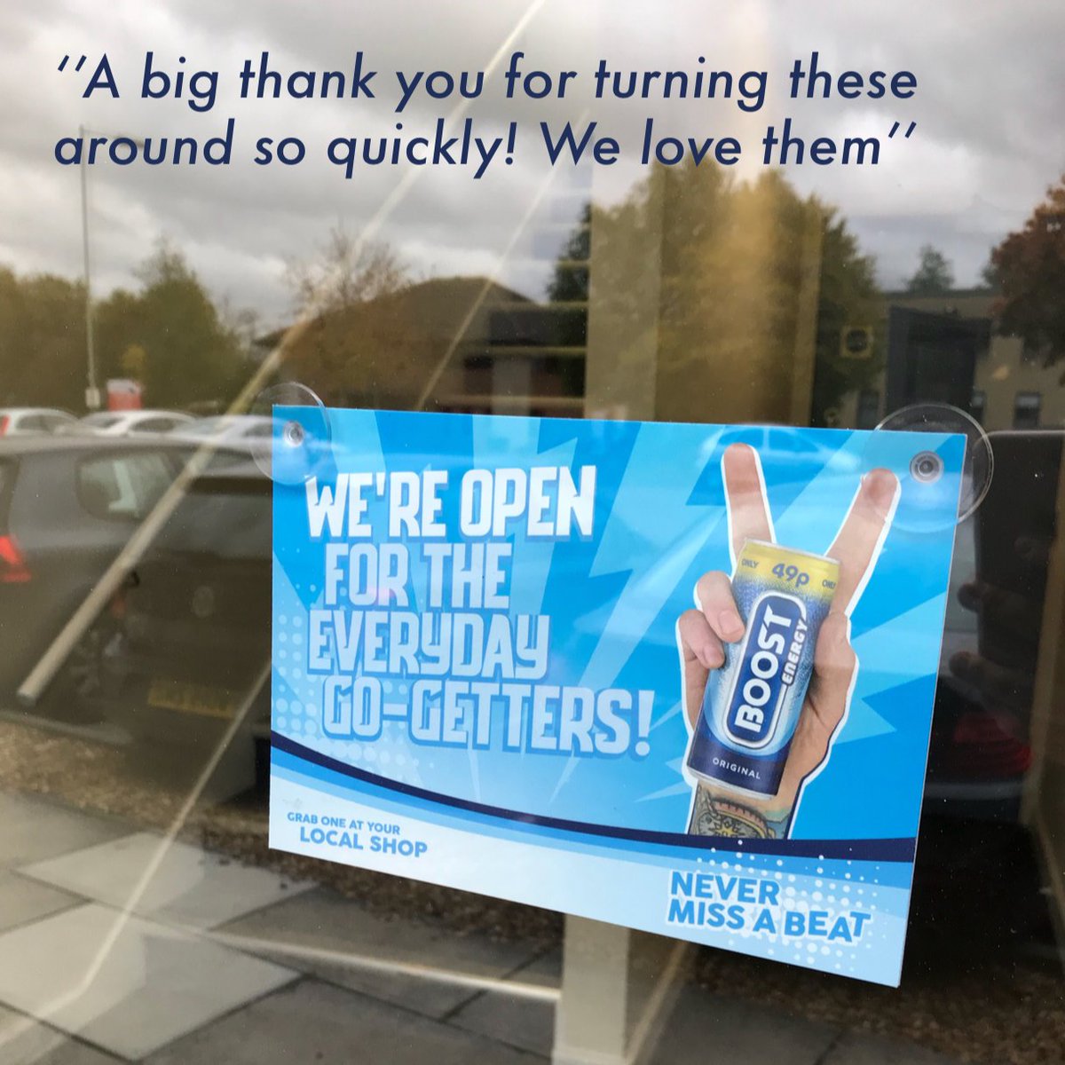 ImageFactoryUK's tweet photo. We do love getting positive feedback from our clients #digitalprint #design #retailspos #pointofsale #customerfeedback https://t.co/YLaeTaTnTz