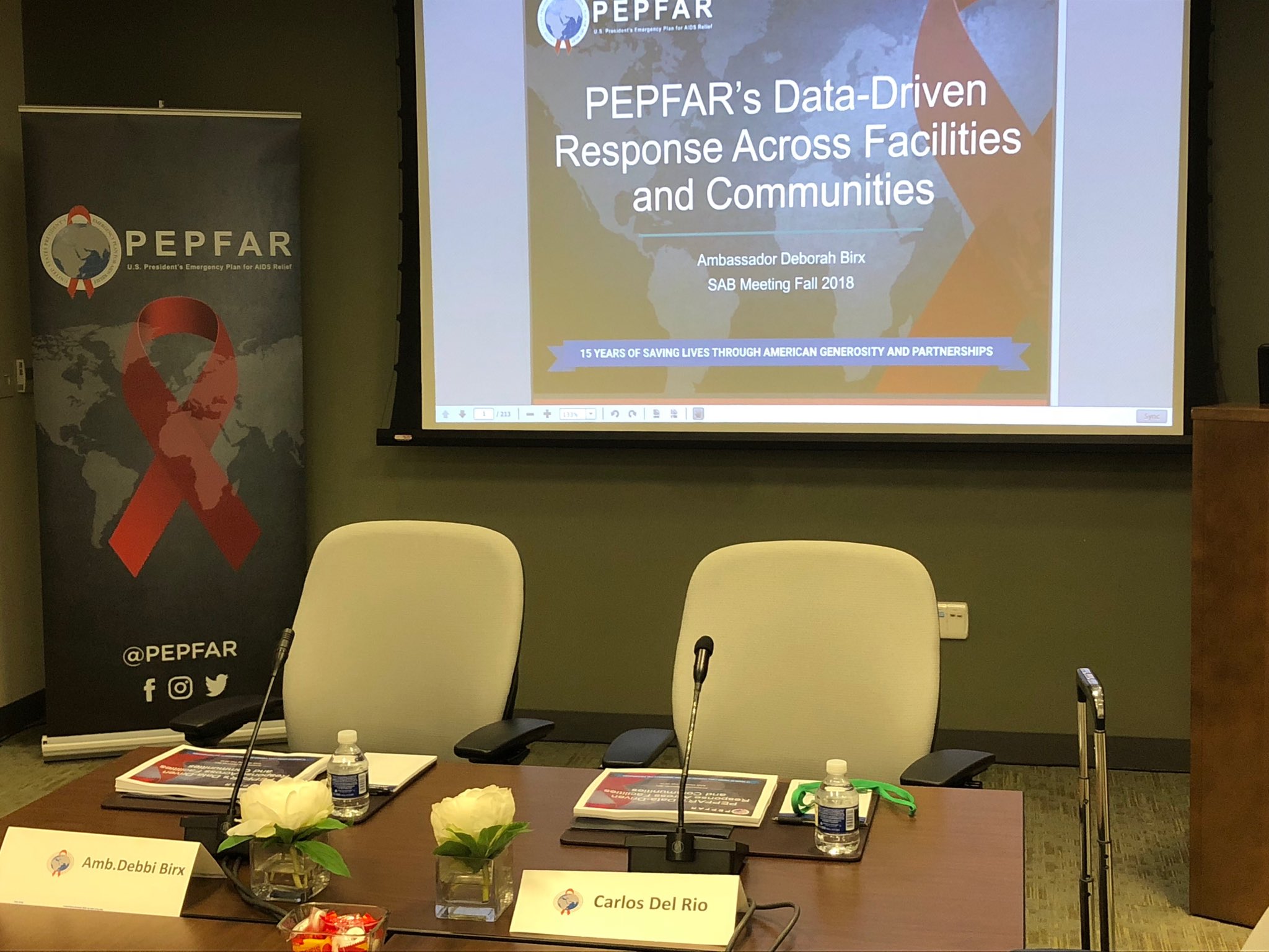 Pepfar Rt Carlosdelrio7 Chairing The Pepfar Sab Meeting All Day Today Important Discussion Items Including An Update On Ntd And Dtg Twitter