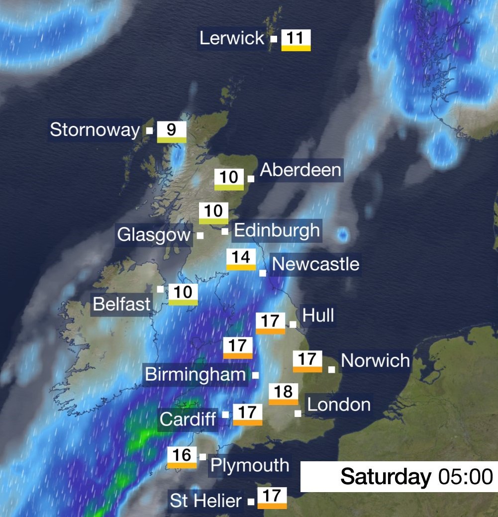 BBC Weather on Twitter "Nearrecord breaking warmth tonight in England