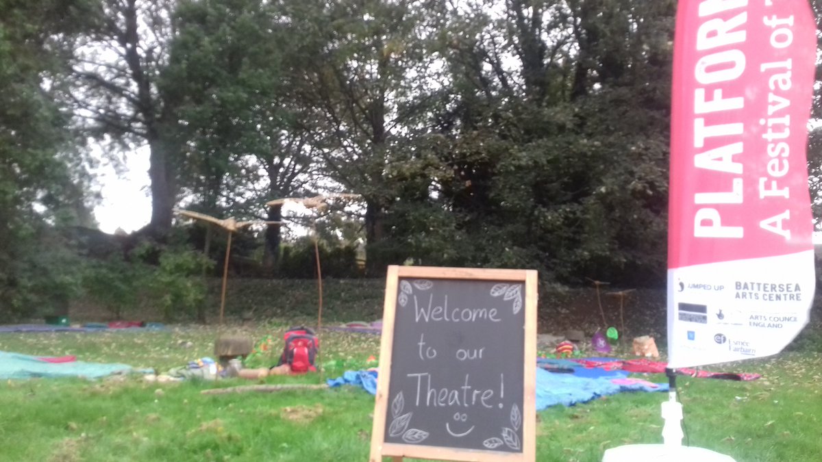 JumpedUpTheatre's tweet image. Season5 is underway  Great first show of #Rustle @PaddleBoatTCo @brewster_avenue Kids loved the singing, falling over and the campfire.