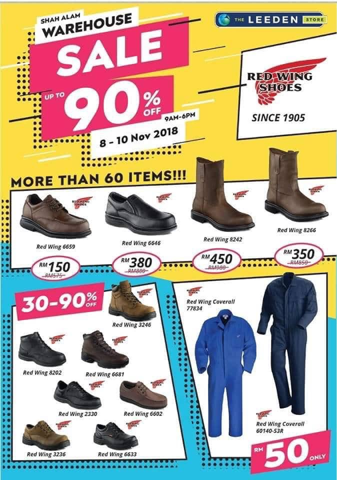 red wing shoe warehouse sale 2018