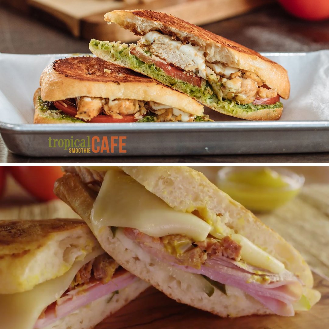TheCafePost's tweet image. Sometimes #FlatbreadFriday needs to be all about a Pressed Sandwich. Which will you choose? #Whatsforlunch #Eatbetterfeelbetter