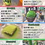 全部美味しそう!東京に来たらぜひどうぞw【東京の抹茶スイーツまとめ】