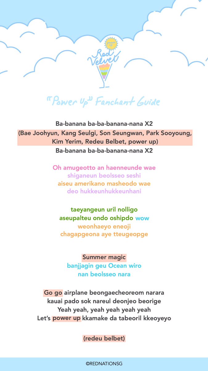 Red Velvet S Fanchant Guide Compilation