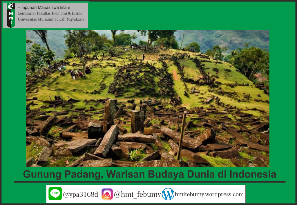 HMIMPO_FEUMY's tweet photo. Gunung Padang, Warisan Budaya Dunia di Indonesia https://t.co/SrF1dSGVuP https://t.co/KimI7tHrnl