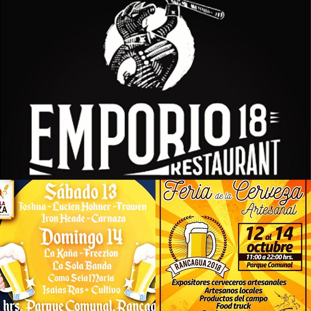 Nos fuimos al parque comunal de Rancagua!!!  #cerveza #ohiggins #rancagua #comida #viernesyelcuerpolosabe