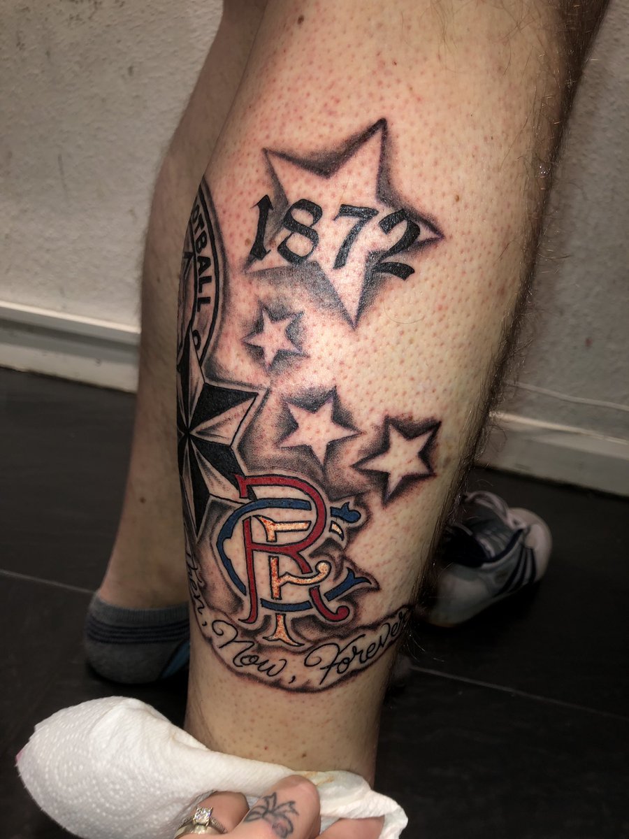 Rangers Leg Tattoos