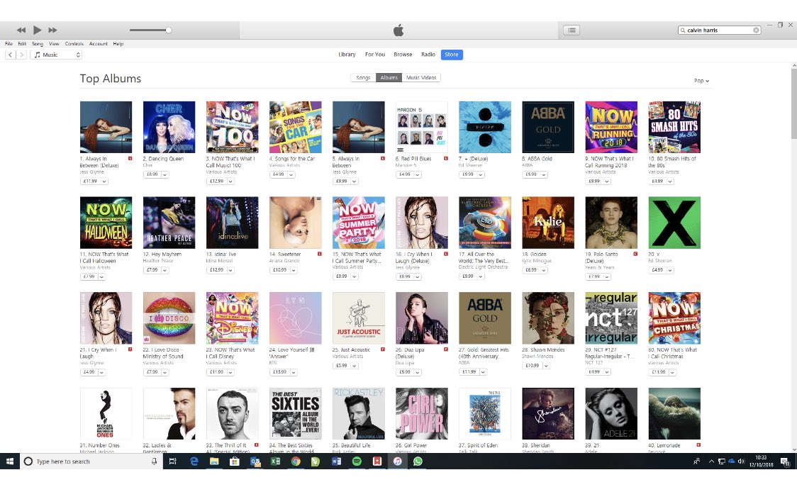 Thanks for all the support for my album release today. #HeyMayhem
Screen grabbed the pop chart on iTunes and I was sitting at no.12.
Thanks to everyone who has made that happen. Not bad for an #independentartist  :) Love to all x

listnin.co/HeyMayhem