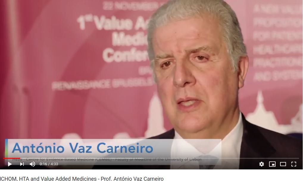 medicinesforEU's tweet photo. Why @ICHOM_ORG is important? Why #patient voice should be integrated in HTA?How can HTA influence #ValueAddedMeds approval? Prof. António Vaz Carneiro @medicina_lisboa from #VAM17 https://t.co/HE6G4pEiwV - To expand your knowledge join us at the 2nd #ValueAddedMeds event #VAM18 https://t.co/NNEXheK5SC