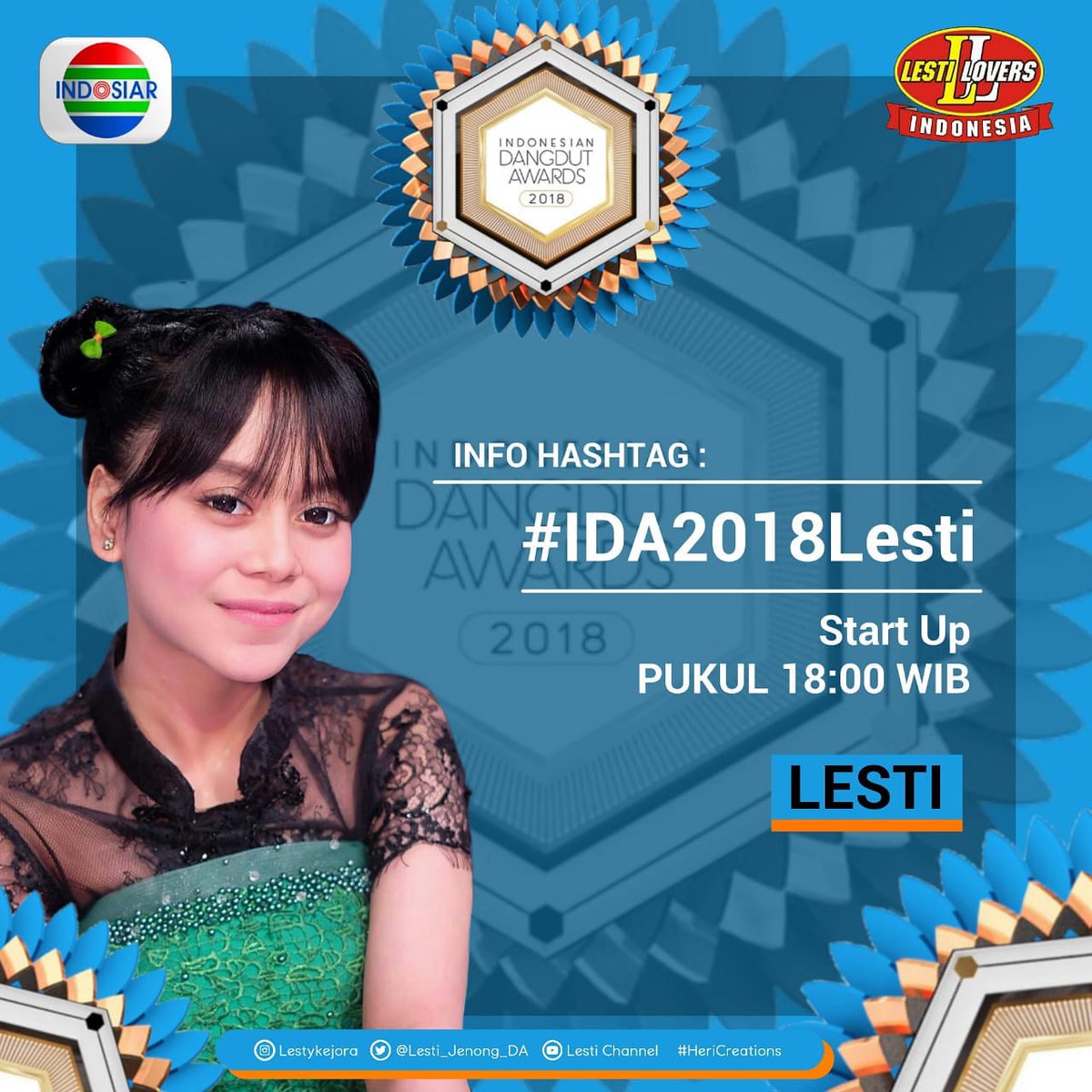 Bismillah semoga bisa bawa piala malam ini #IDA2018Lesti