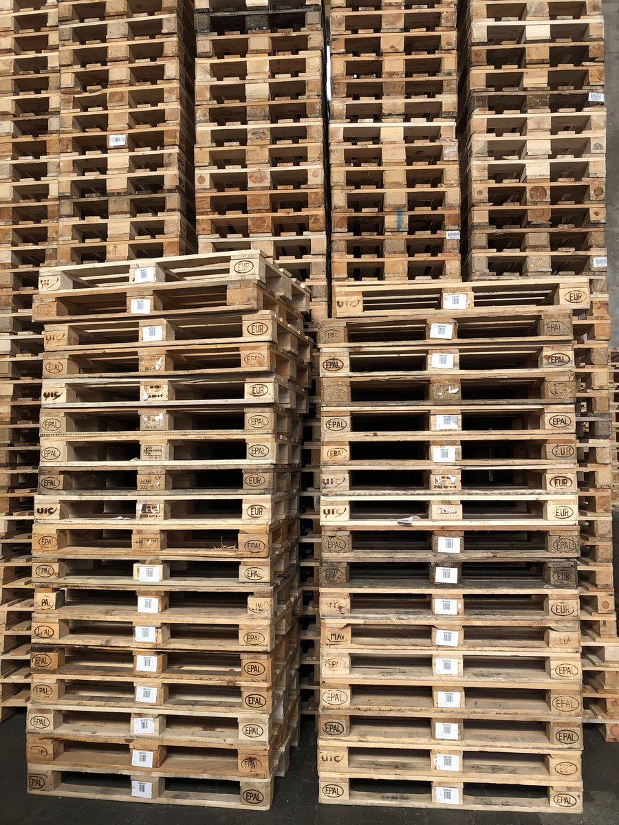 Collico GmbH (@collicog) on Twitter photo Aktuell haben wir in 46049 Oberhausen über 3000 helle Europaletten der Kategorie A im Angebot. Die Paletten sind wenig gebraucht. Bei Selbstabholung in Oberhausen von mind. 500 Stück können wir Ihnen einen Nettopreis von 6,99 Euro pro Stück einräumen. Anfrage auf collico@info.de Aktuell haben wir in 46049 Oberhausen über 3000 helle Europaletten der Kategorie A im Angebot. Die Paletten sind wenig gebraucht. Bei Selbstabholung in Oberhausen von mind. 500 Stück können wir Ihnen einen Nettopreis von 6,99 Euro pro Stück einräumen. Anfrage auf collico@info.de