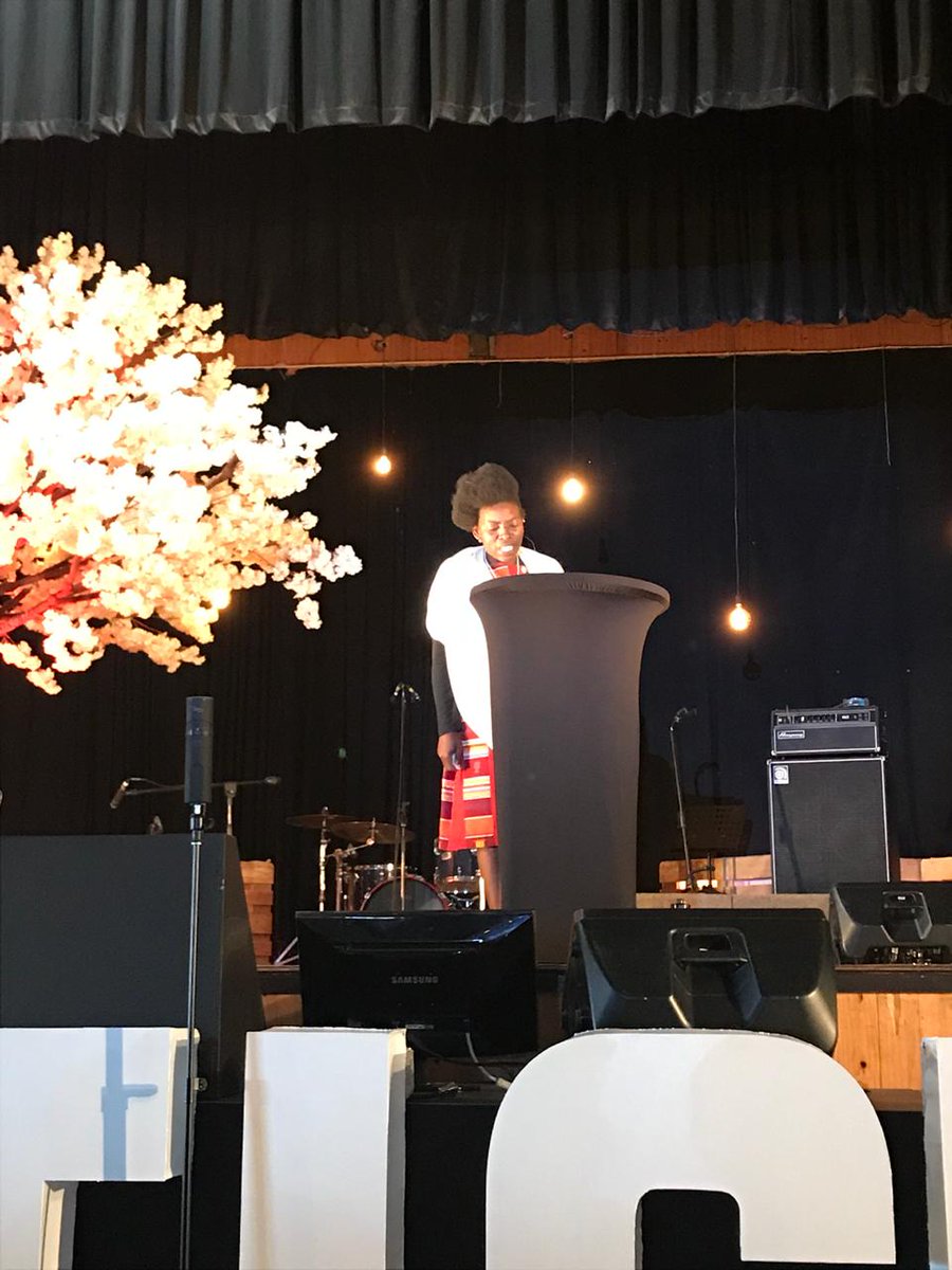 JusticeConfSA's tweet photo. Jeanet Sibanda reminds us that Amos is inviting us to see communities of Pain. Amos asks us "can you hear the cries of pain?"

#JusticeSA2018 #LetJusticeRoll https://t.co/4y8Cb0u3gi