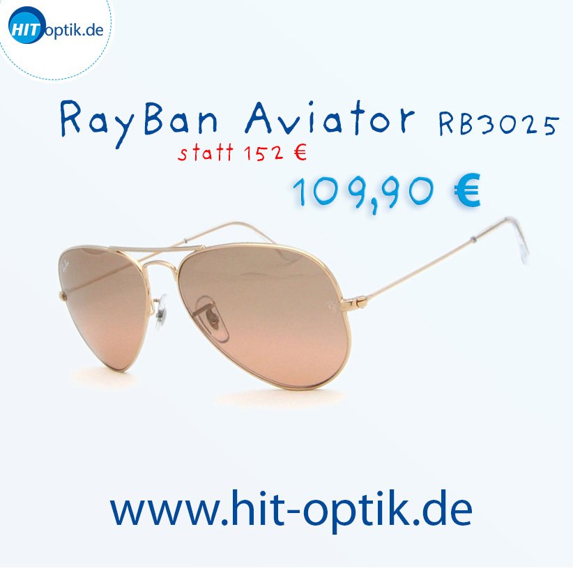Bei den sonnigen Temperaturen, lohnt sich doch eine neue Sonnenbrille
hit-optik.de/Sonnenbrillen/…